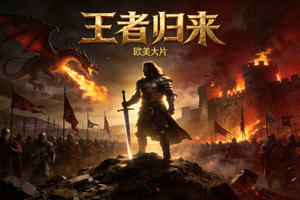 视频卡片8 - 欧美大片《王者归来》海报，史诗般的战争场面与英雄人物